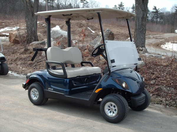 A golf car available from North Country Golf Car