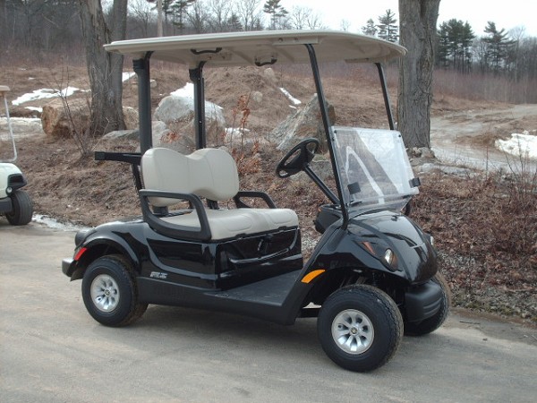 A golf car available from North Country Golf Car